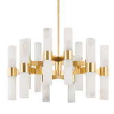 Caleb 24 Light Alabatser Dining Table Chandelier