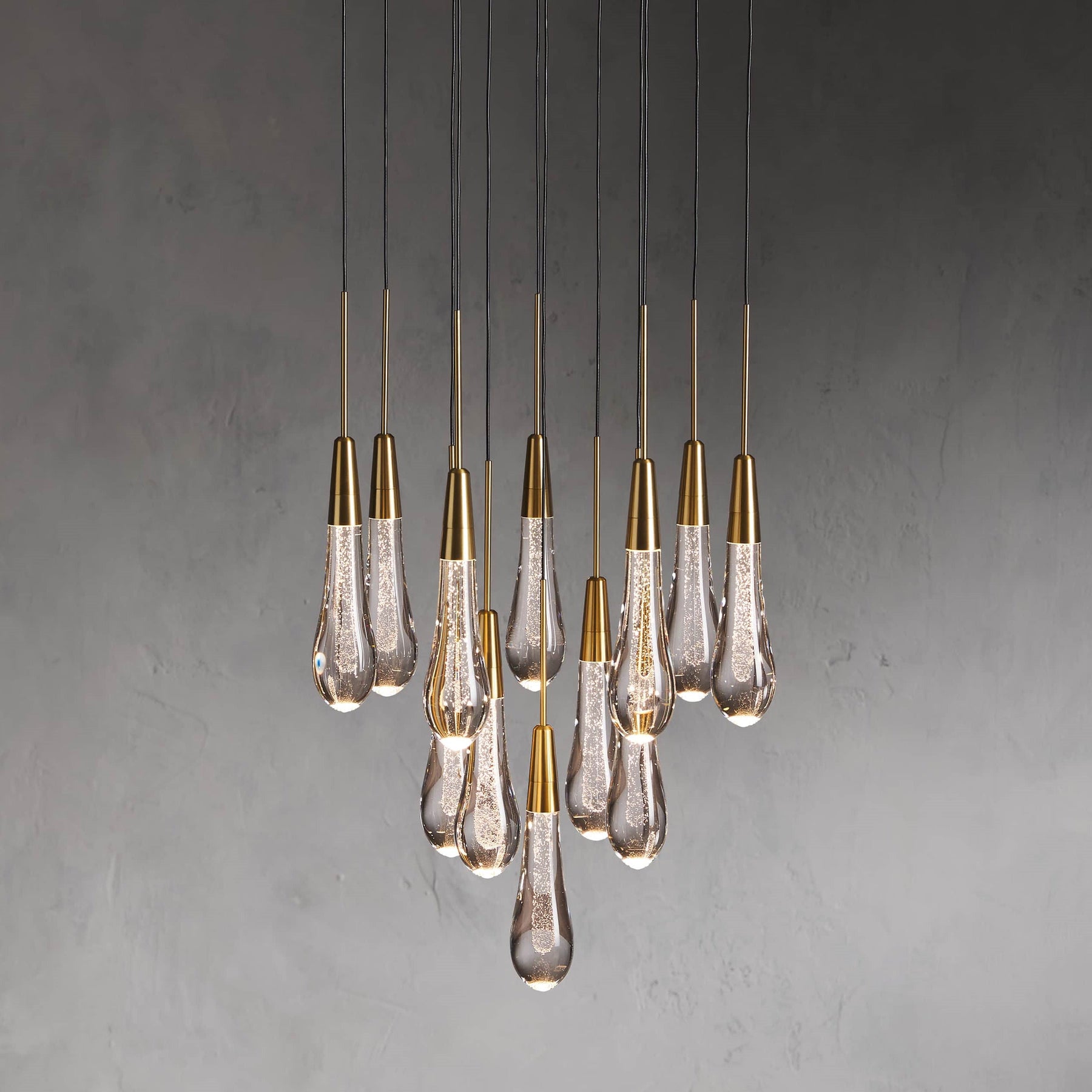 Solitaire Modern 17'' 24'' 36''57'' Round Chandelier Lighting