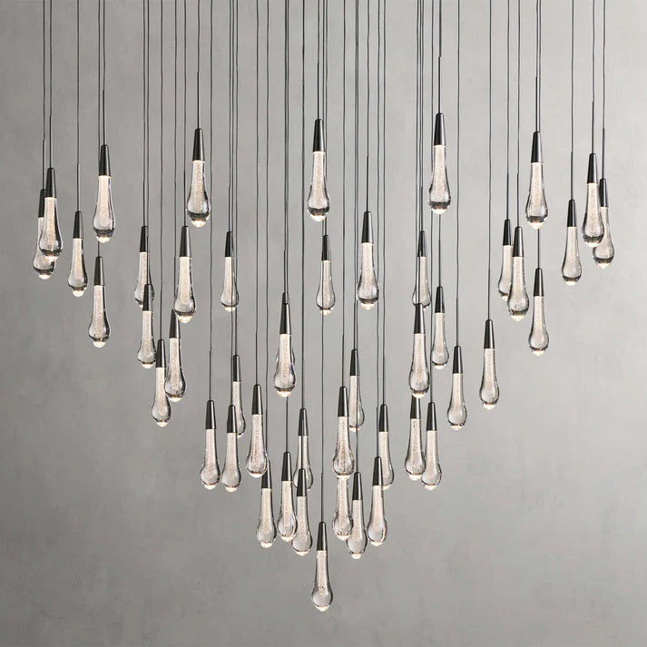 Solitaire Modern 17'' 24'' 36''57'' Round Chandelier Lighting