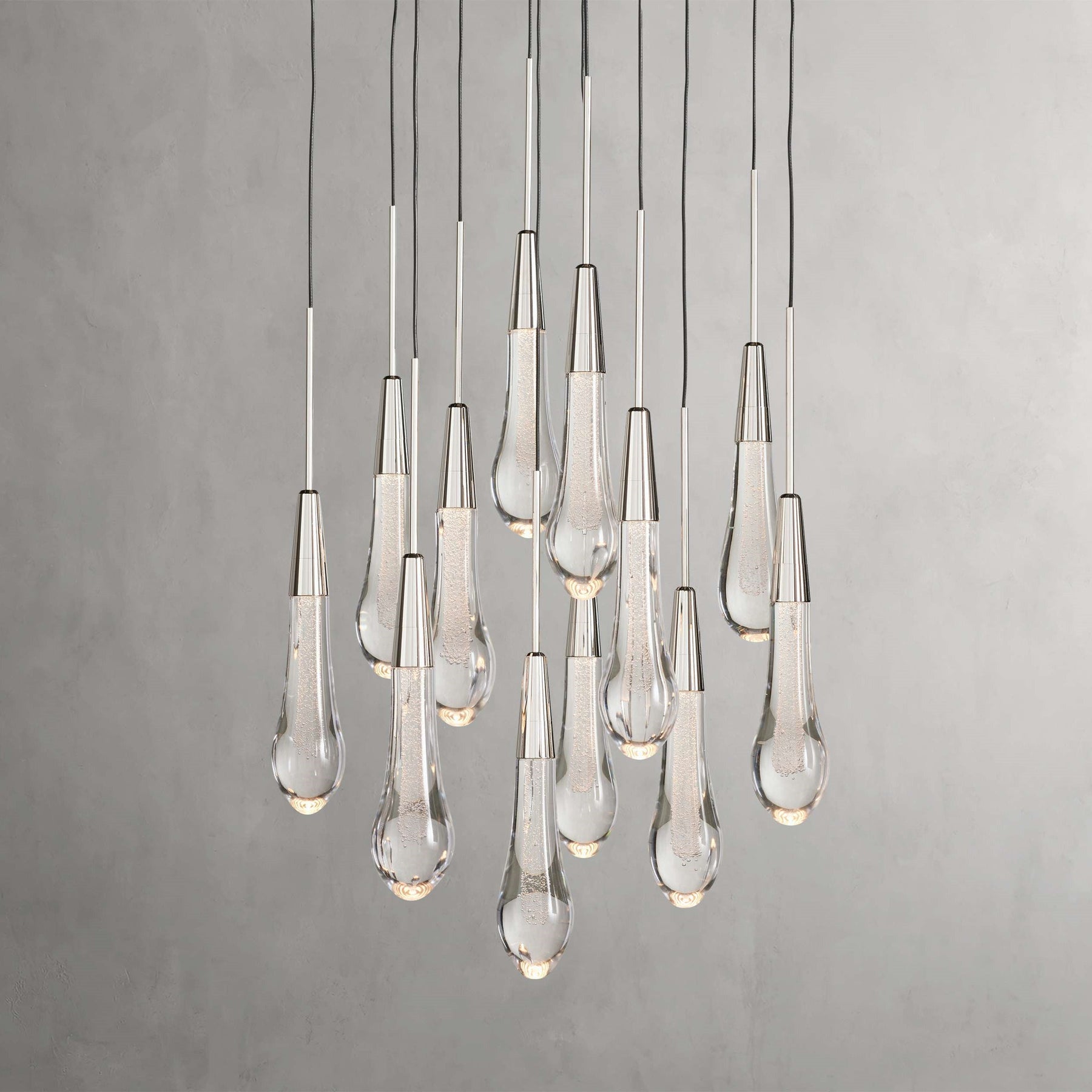 Solitaire Modern 17'' 24'' 36''57'' Round Chandelier Lighting