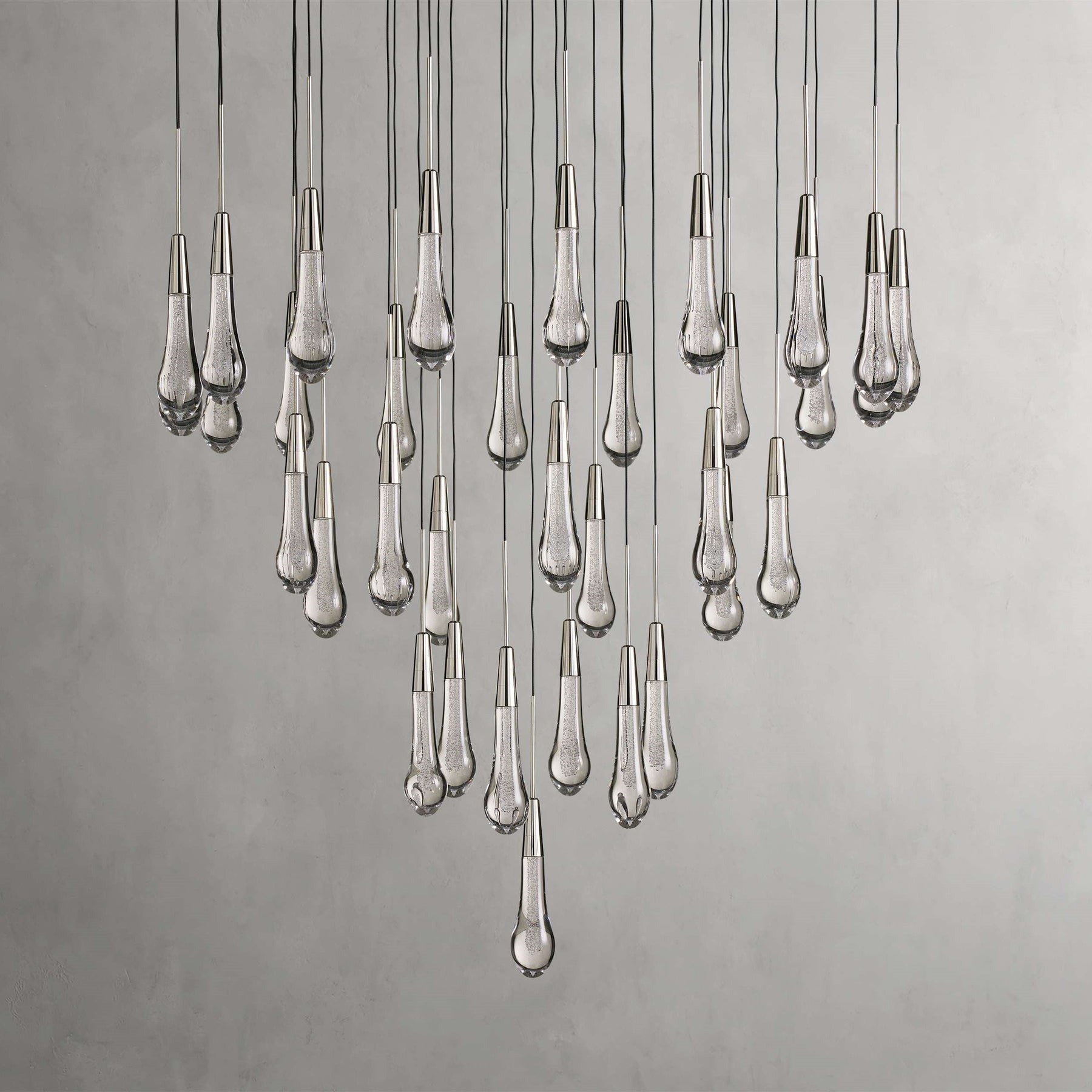 Solitaire Modern 17'' 24'' 36''57'' Round Chandelier Lighting
