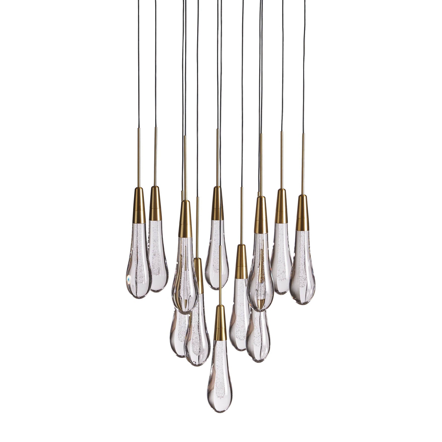 Solitaire Modern 17'' 24'' 36''57'' Round Chandelier Lighting