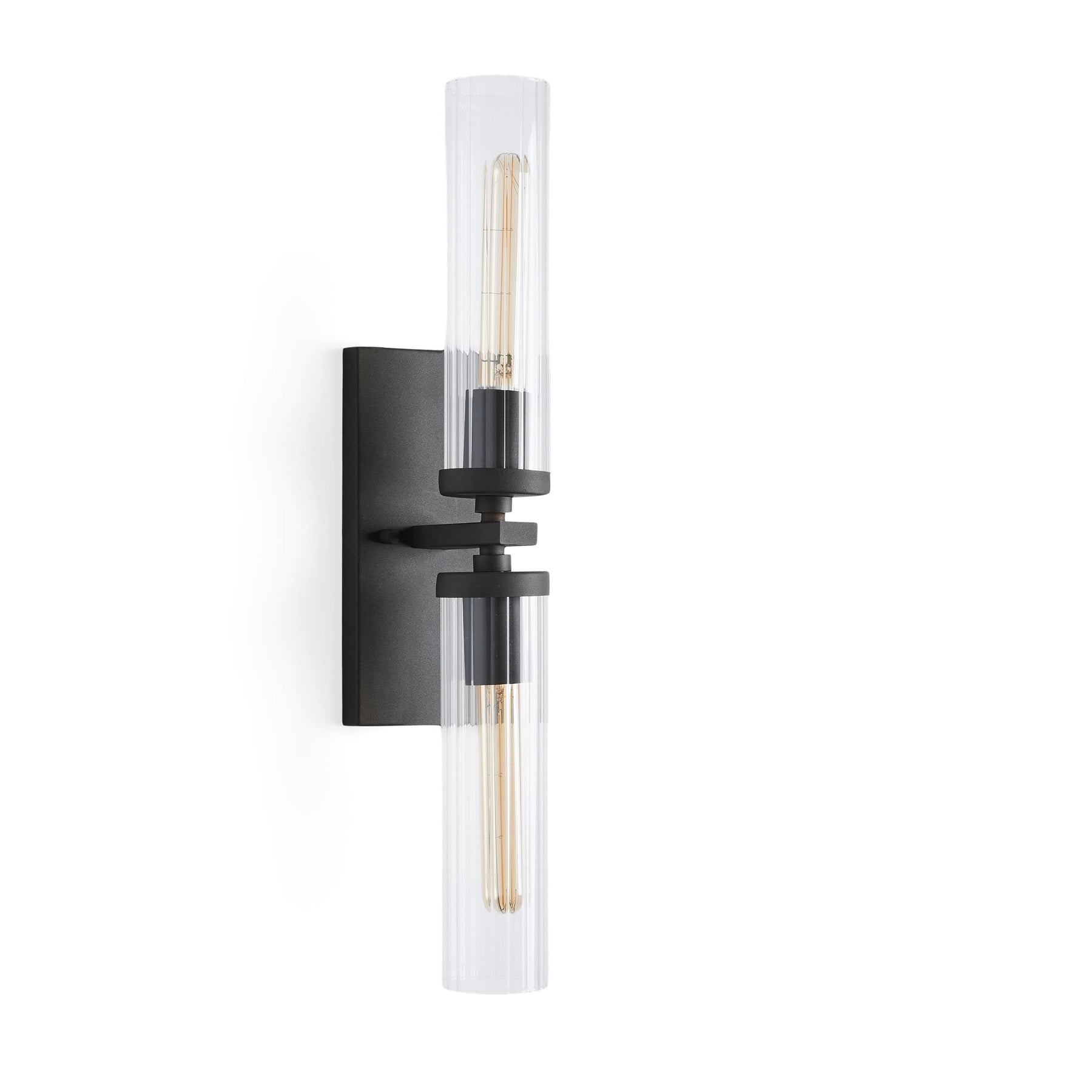 Andreas Glass Modern Wall Lamp 2 Light