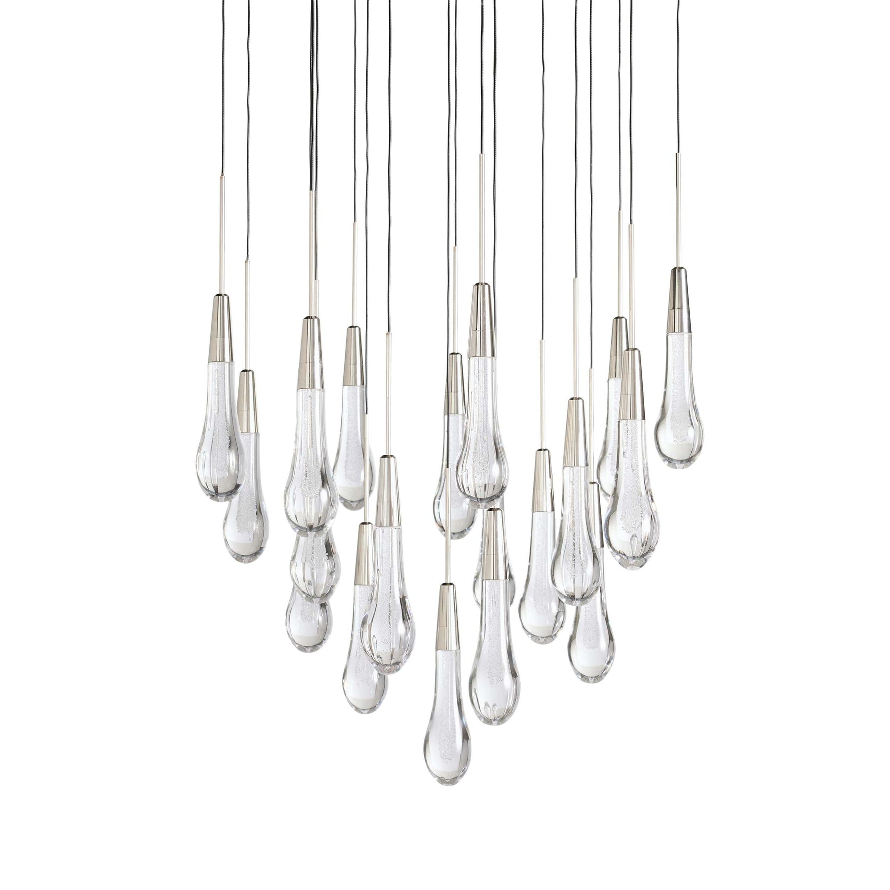 Solitaire Modern 17'' 24'' 36''57'' Round Chandelier Lighting