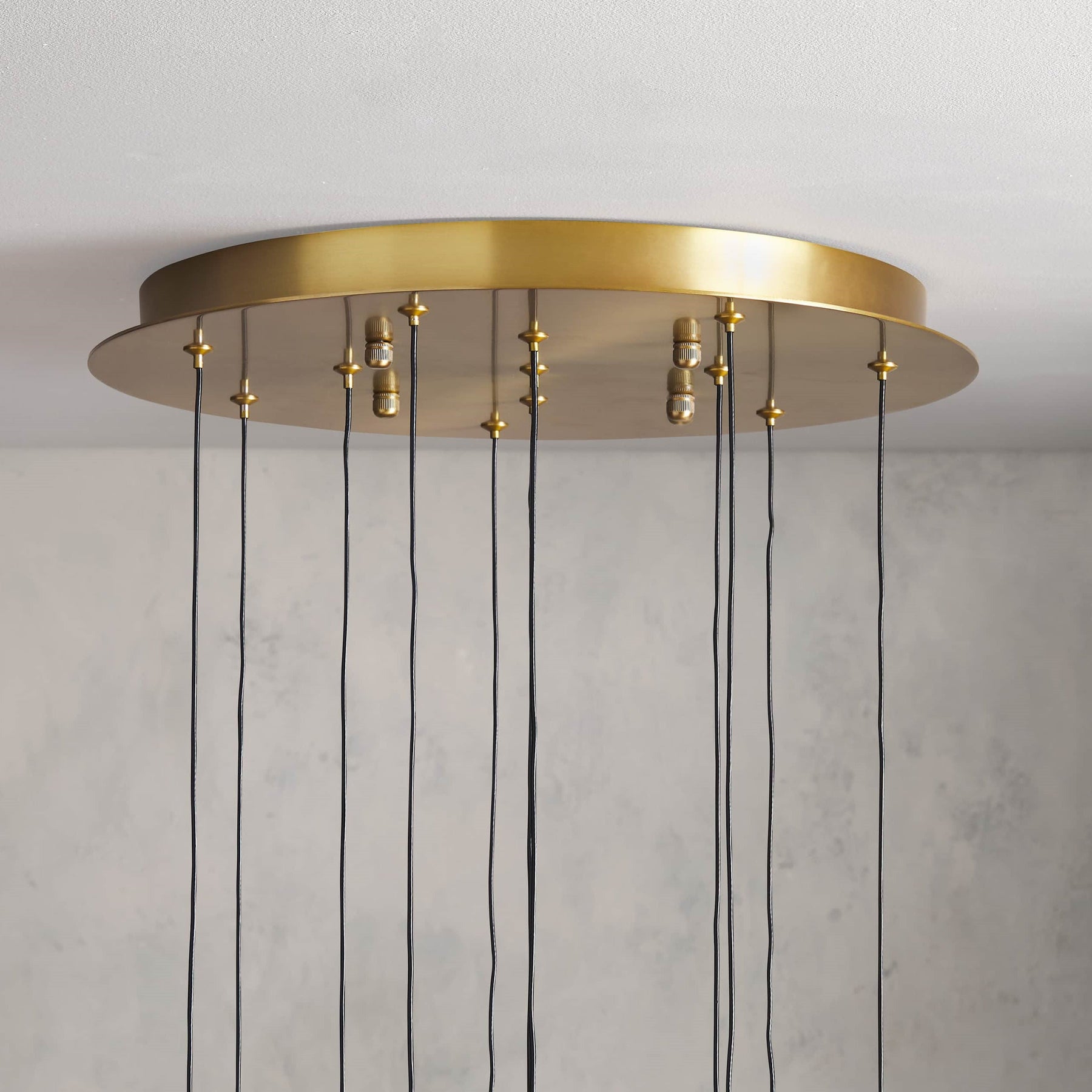 Solitaire Modern 17'' 24'' 36''57'' Round Chandelier Lighting