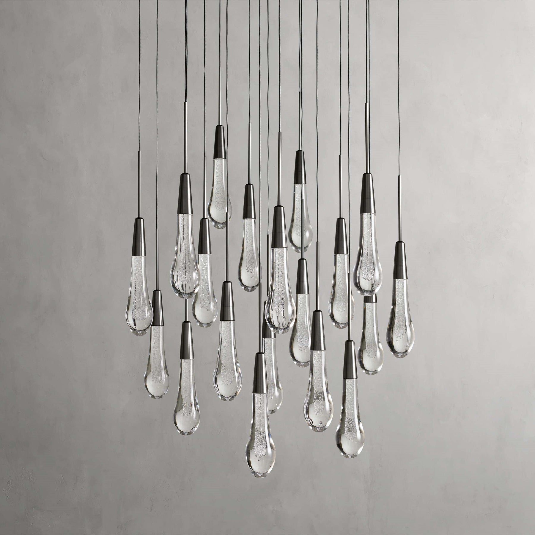 Solitaire Modern 17'' 24'' 36''57'' Round Chandelier Lighting