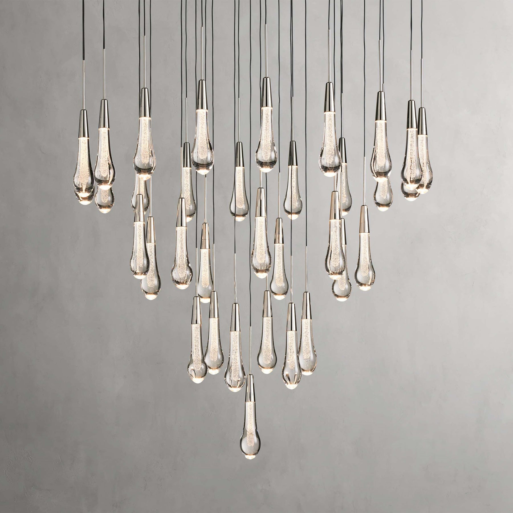 Solitaire Modern 17'' 24'' 36''57'' Round Chandelier Lighting