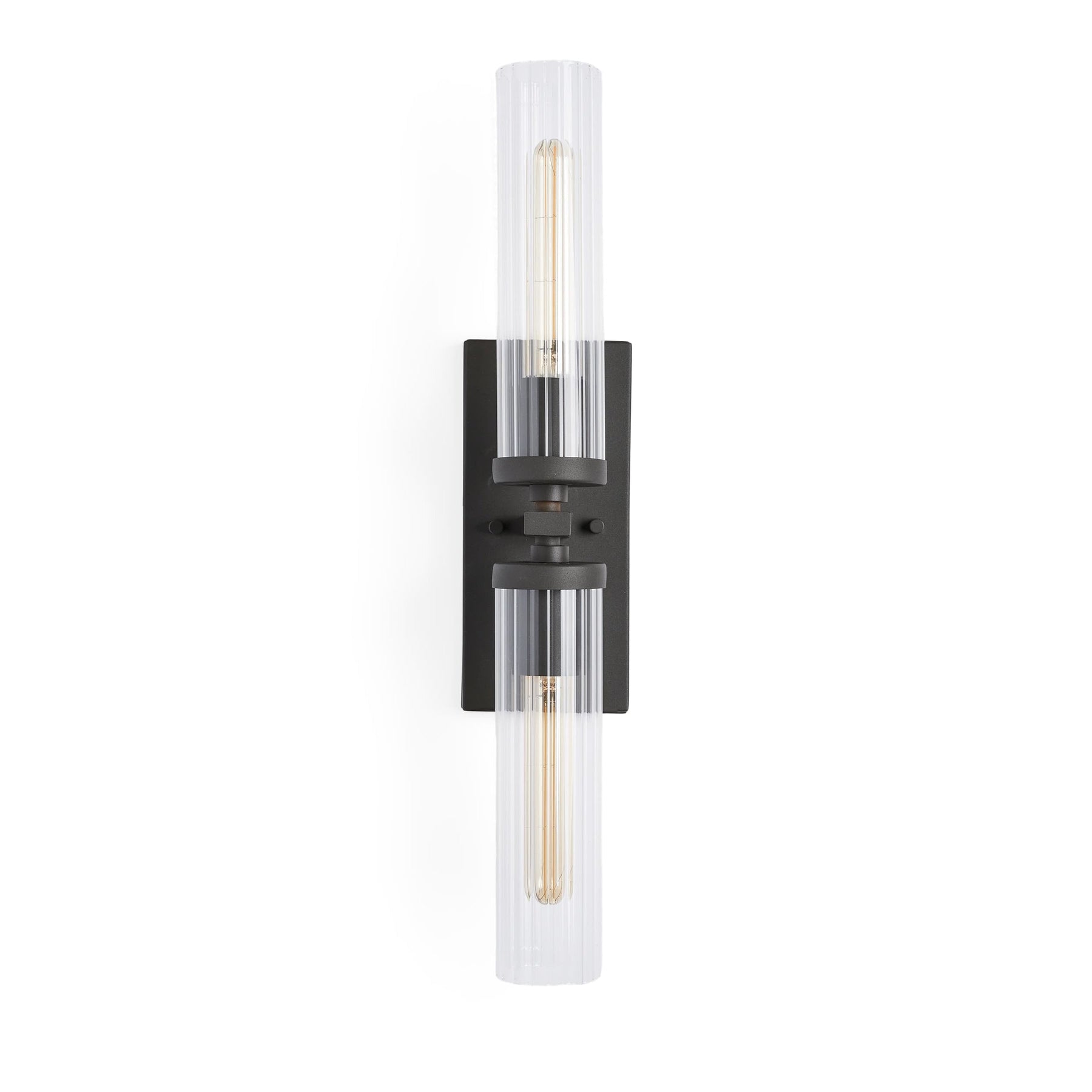 Andreas Glass Modern Wall Lamp 2 Light