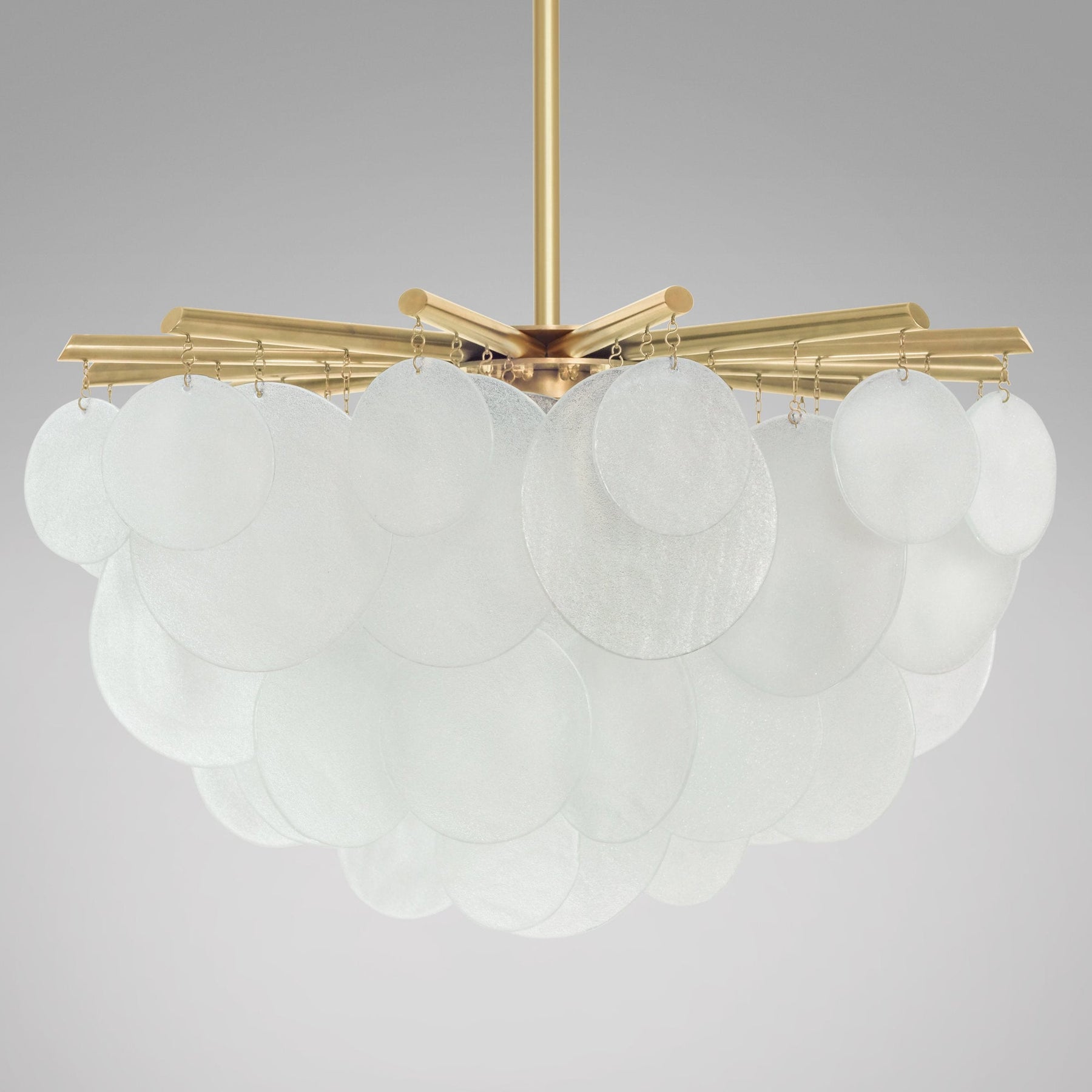 Briony Glass Round Pendant Chandelier 35'' 47''