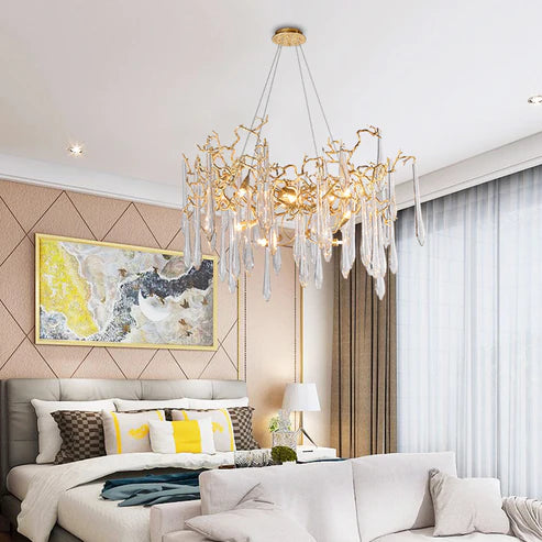 Cecily Modern Crystal Branch Chandelier