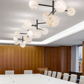 Merlin Lola Modern Artistic Alabaster Pendant Light, Unique Chandelier Designs
