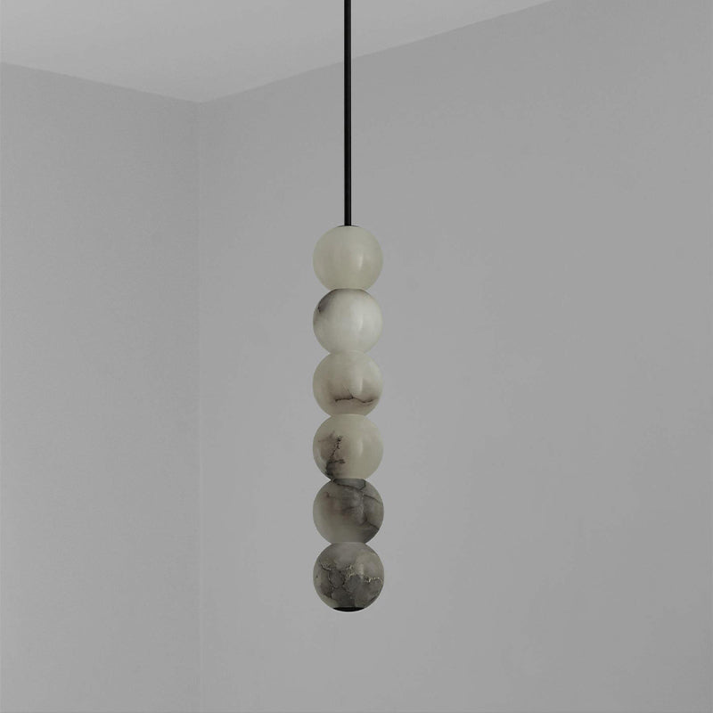Alabaster Pearl Kitchen Pendant Lighting 1/3/6 Lights