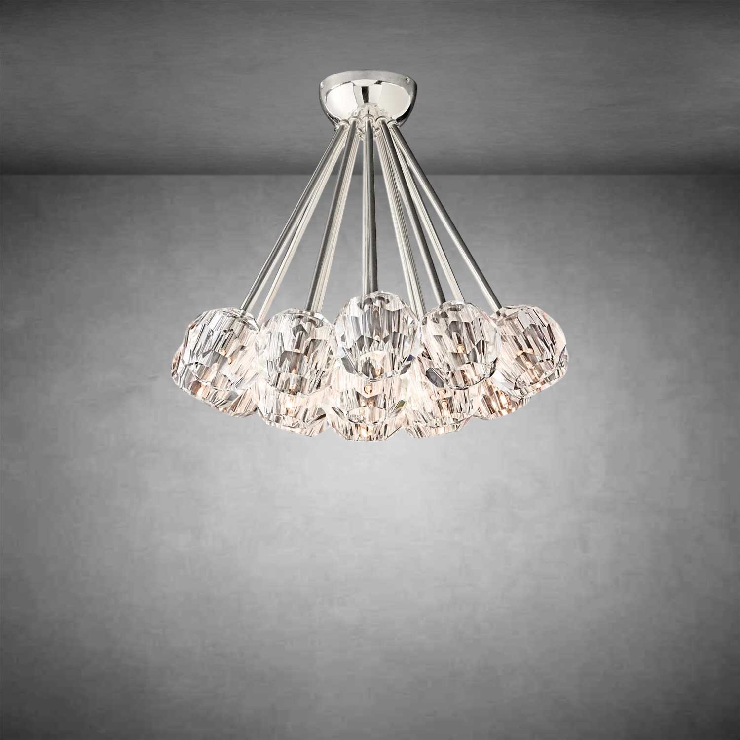 Kristal Ball Flushmount 24"