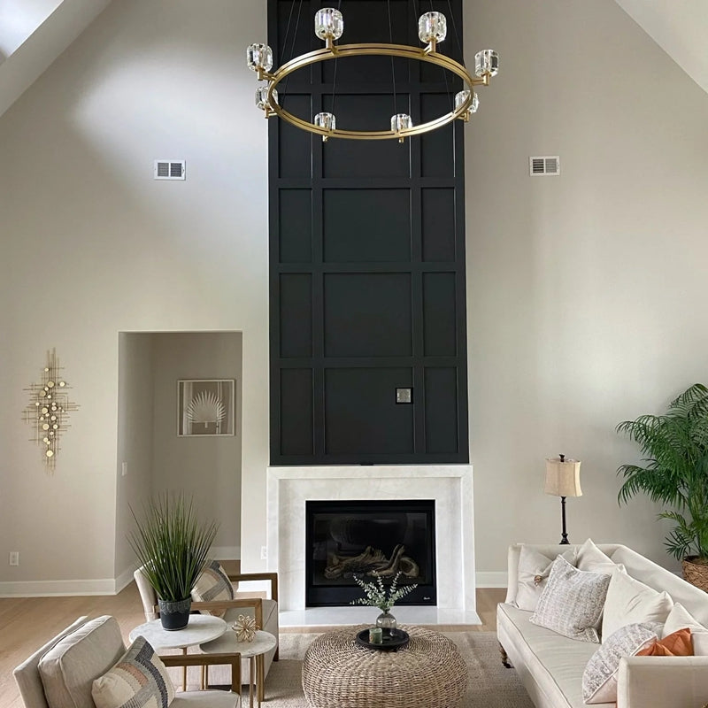 Zachary K9 Crystal Round Chandelier 36" 48" 60"