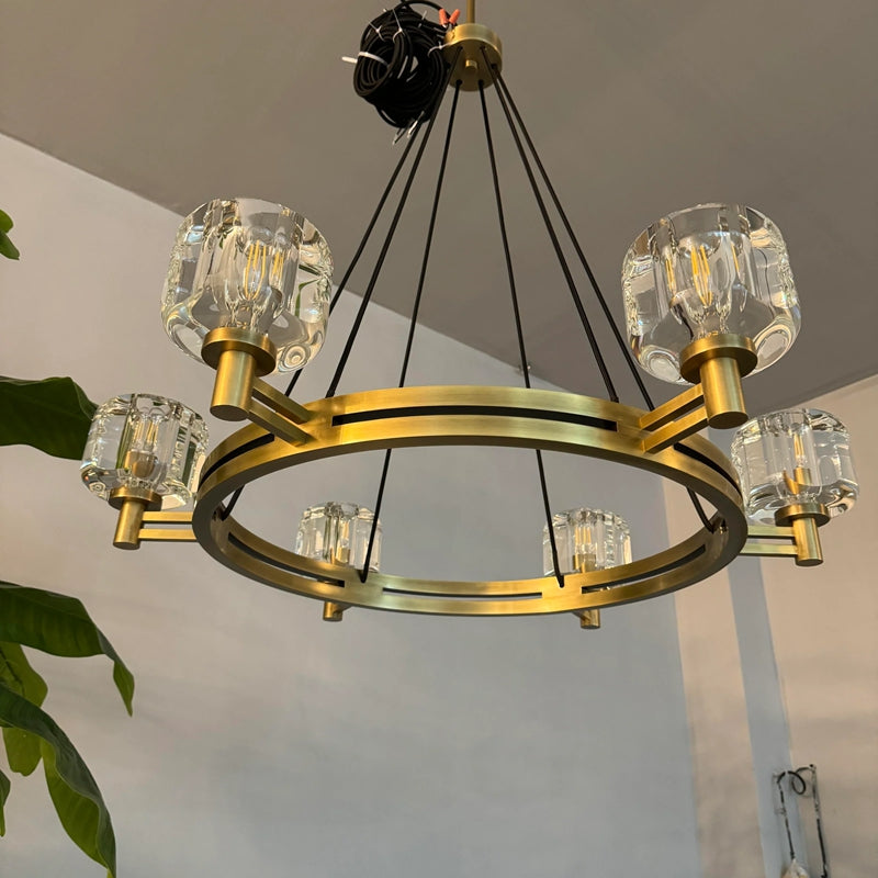 Zachary K9 Crystal Round Chandelier 36" 48" 60"