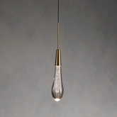 SOLITAIRE MODERN PENDANT 13"H
