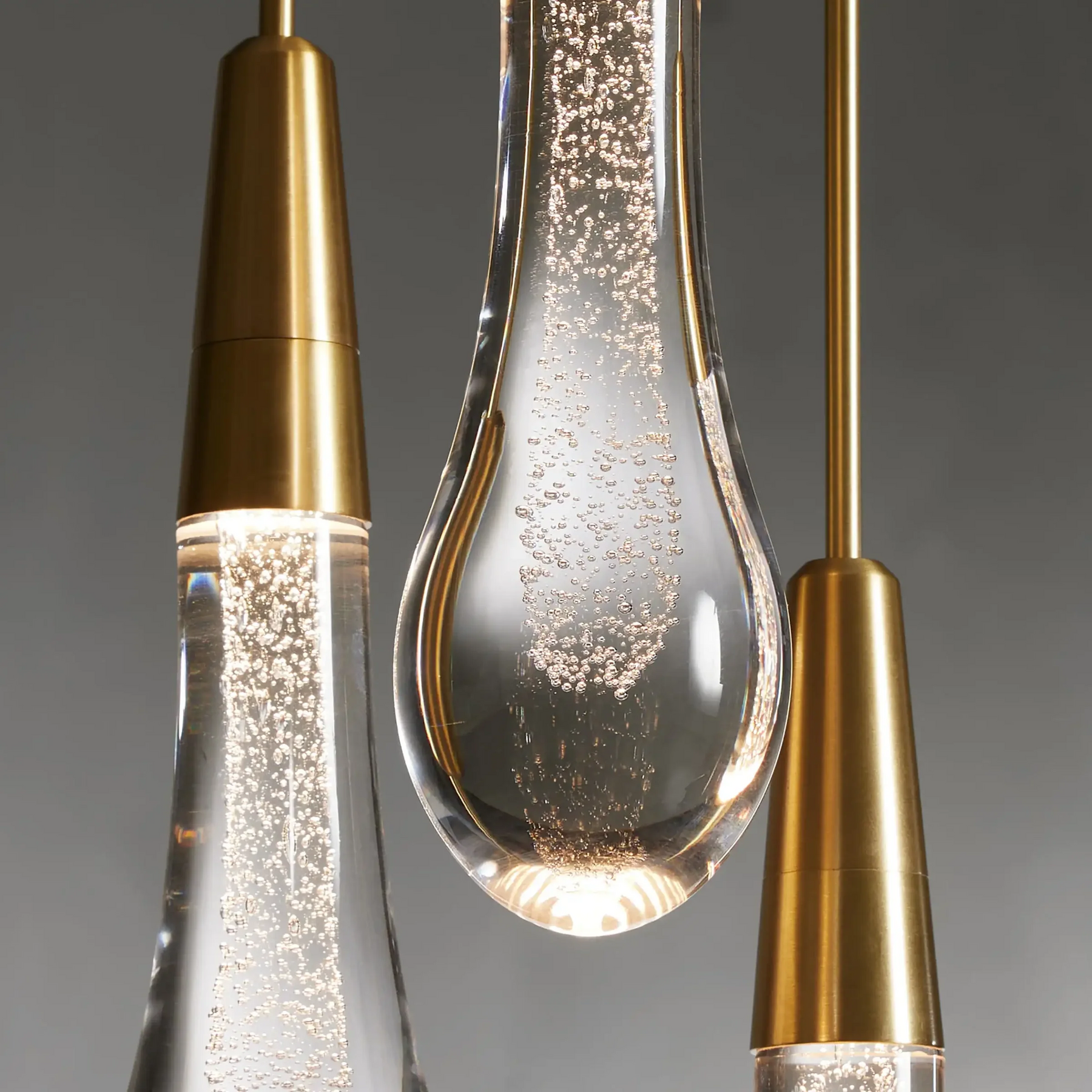 SOLITAIRE LINEAR CHANDELIER 37'' 50'' 70'' 87"W 120"W