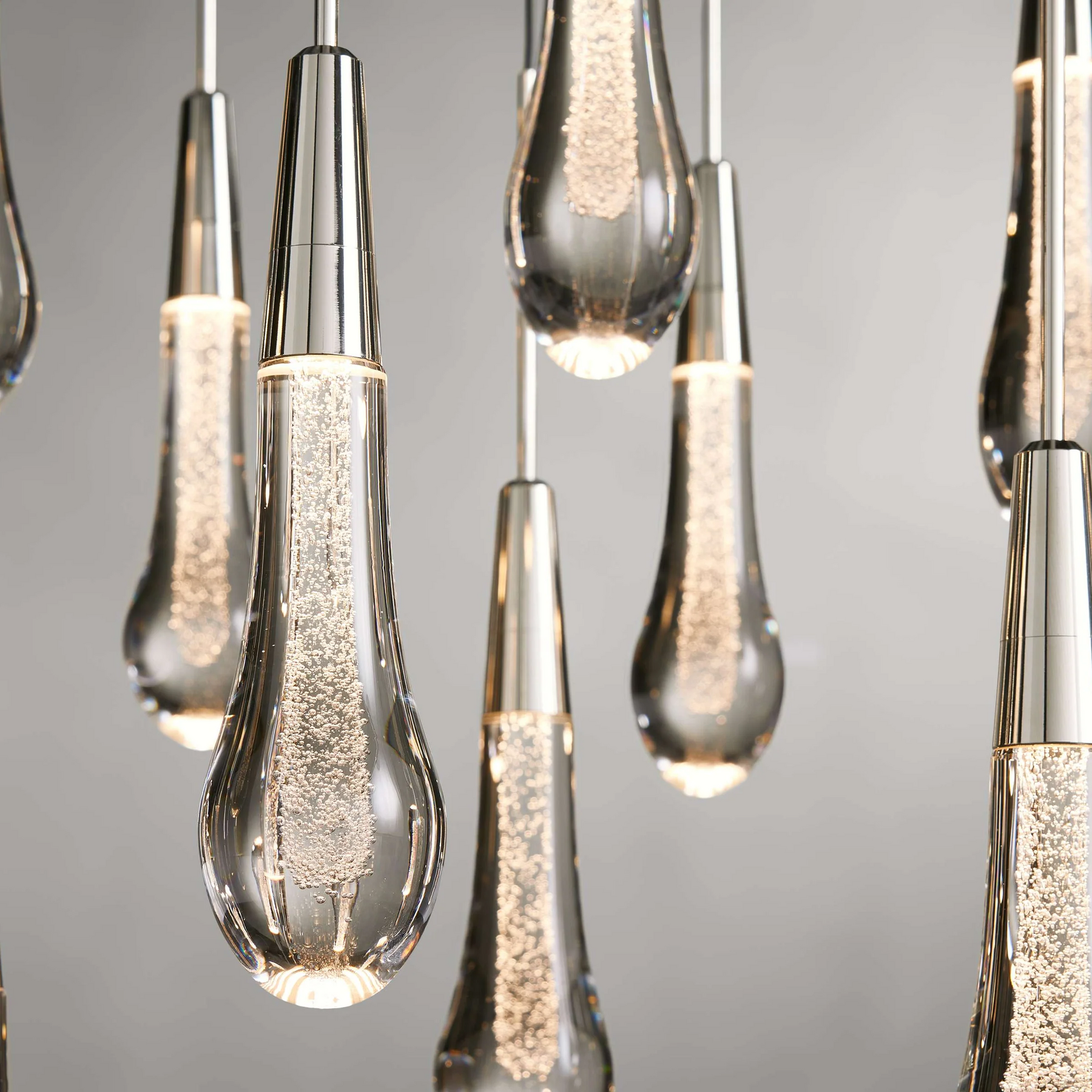 SOLITAIRE LINEAR CHANDELIER 37'' 50'' 70'' 87"W 120"W