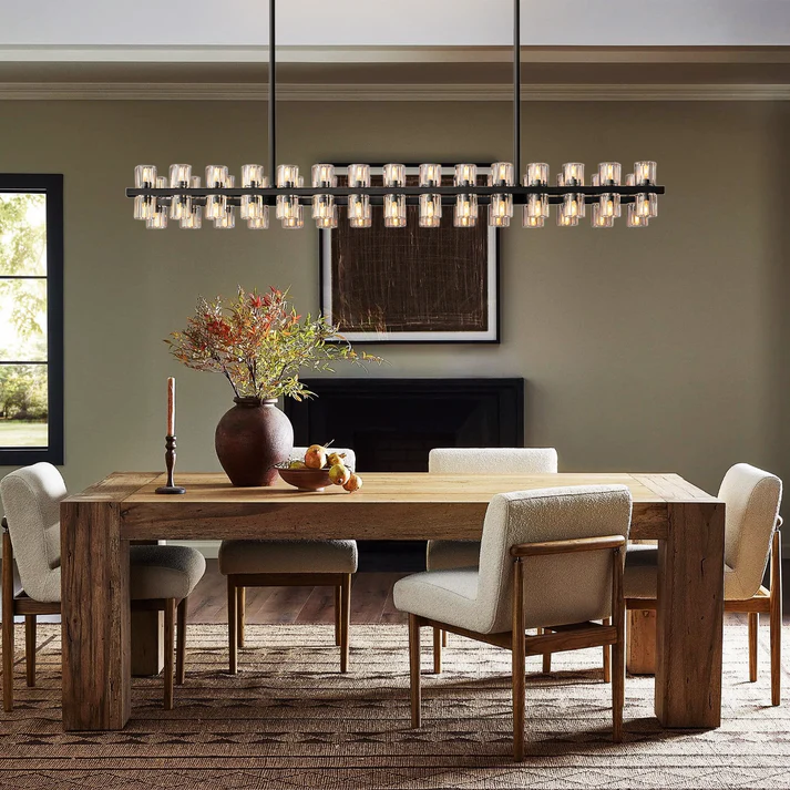 Reger Rectangular Chandelier 54" 72"
