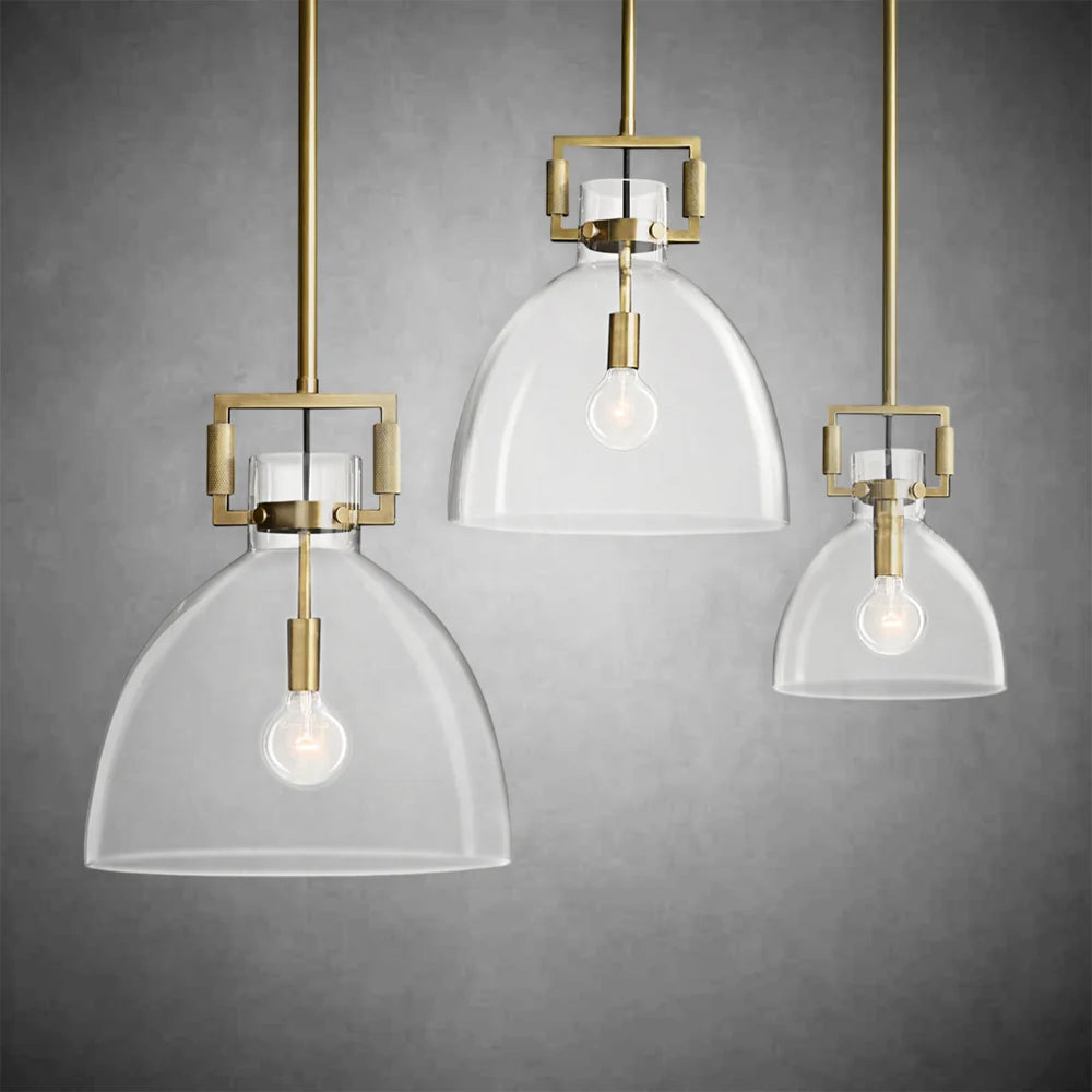 Funda Modern Glass Cloche Modern Pendant Light