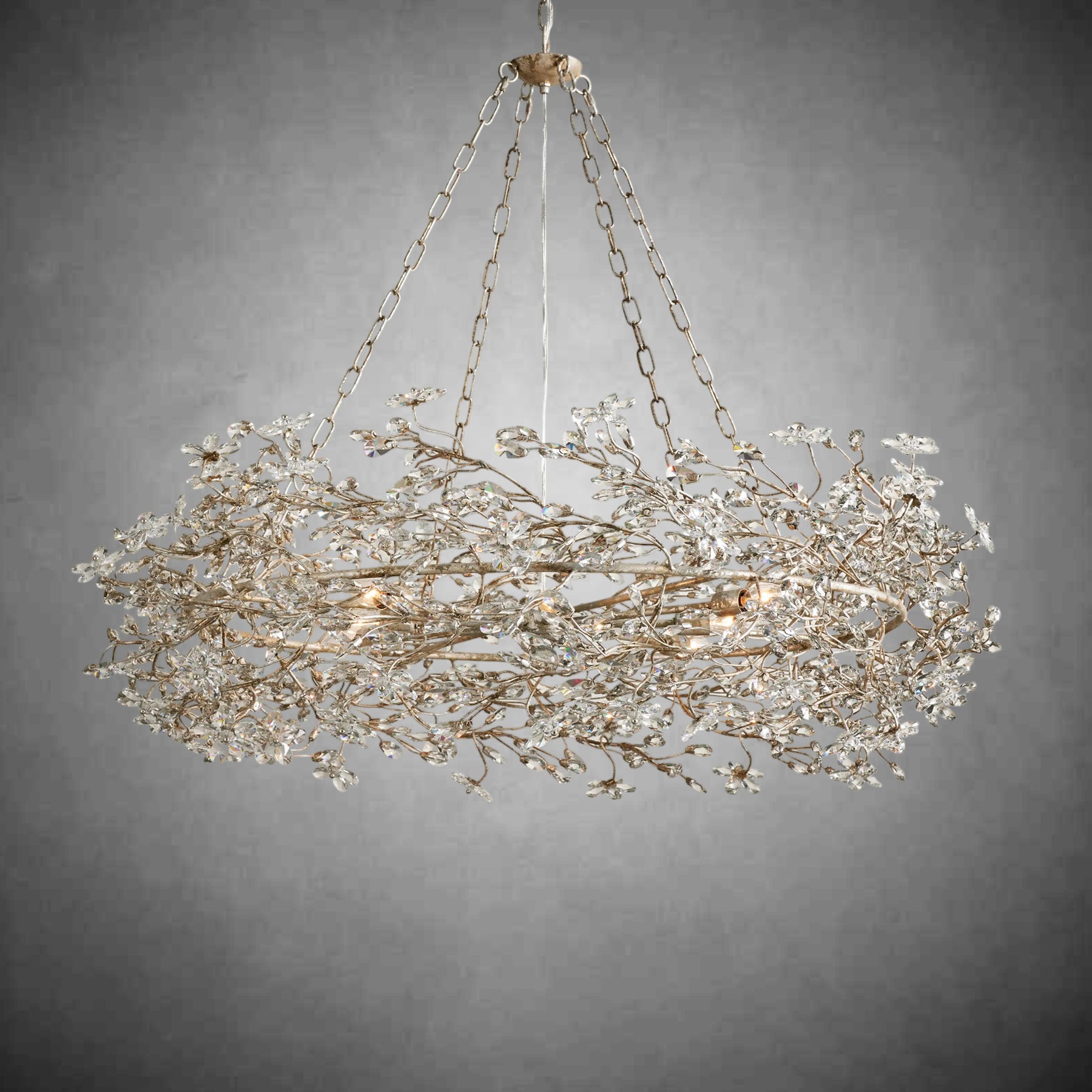 Fiore Crown Chandelier 39" 48" 60“