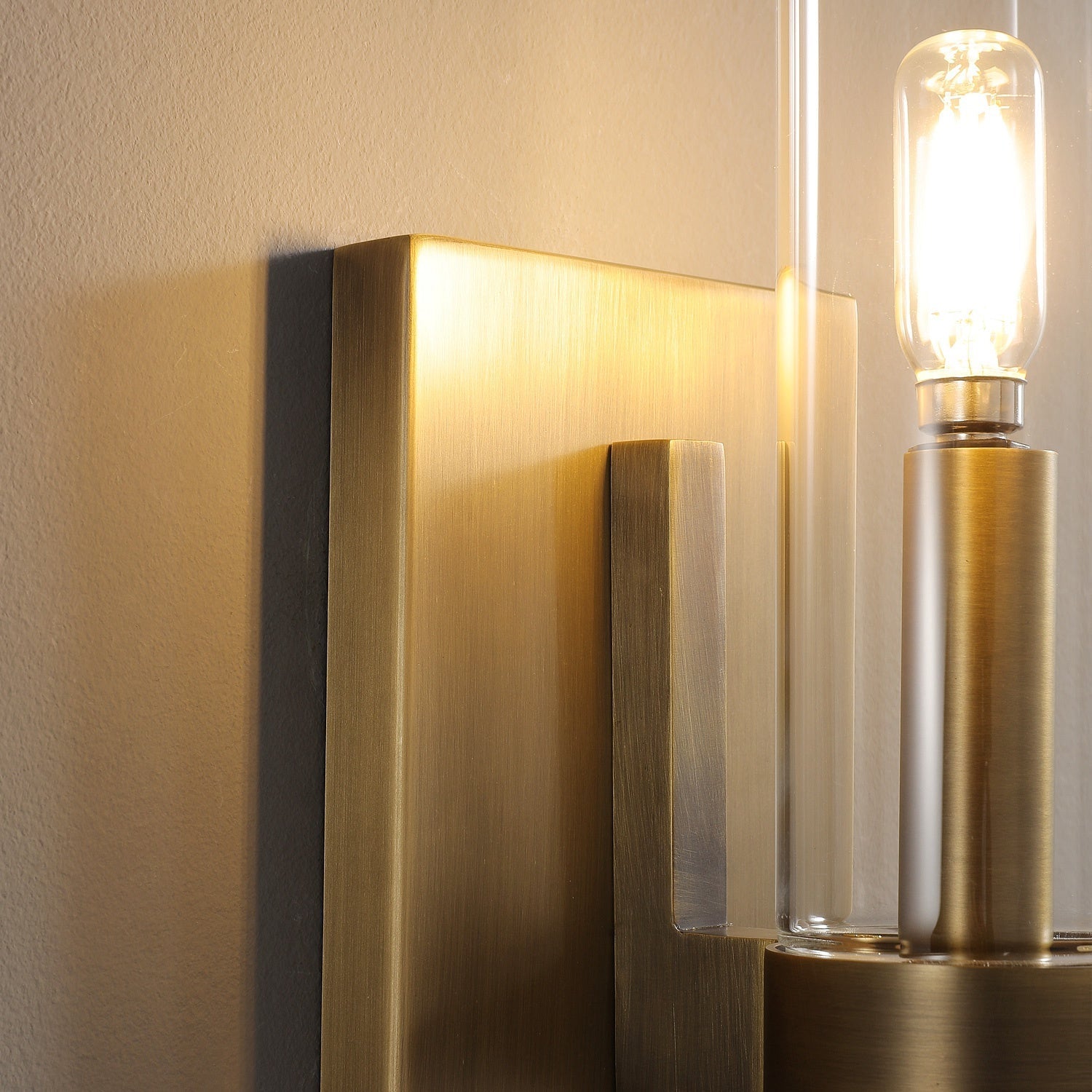 Nova Modern Glass Wall Sconce 12"H