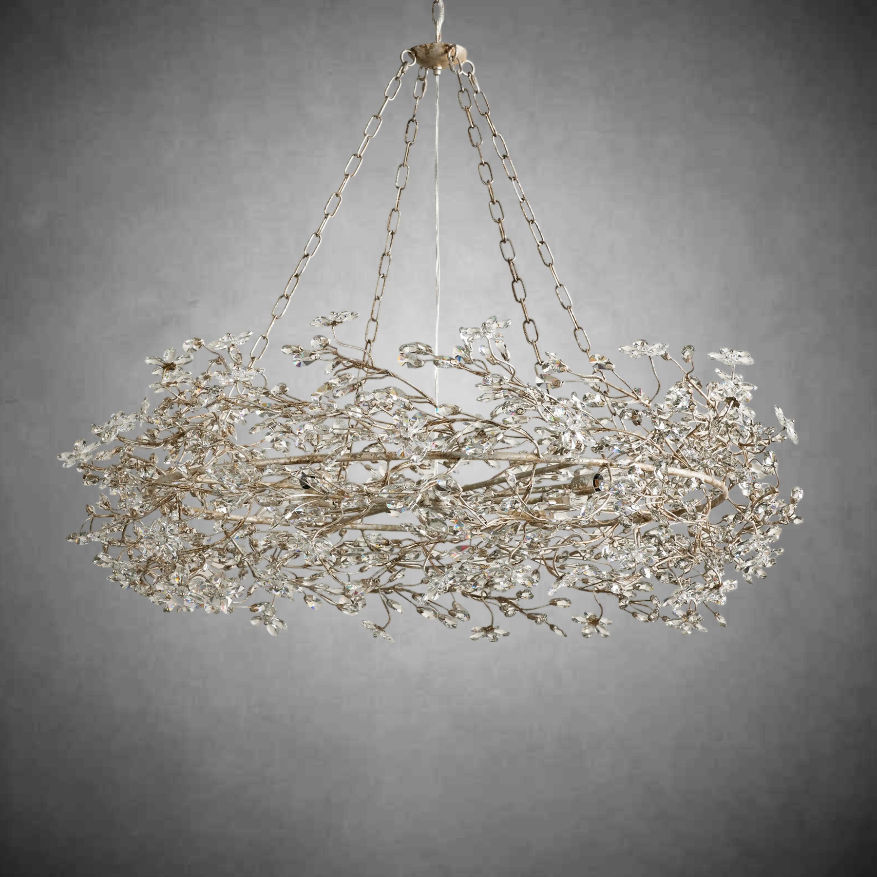 Fiore Crown Chandelier 39" 48" 60“