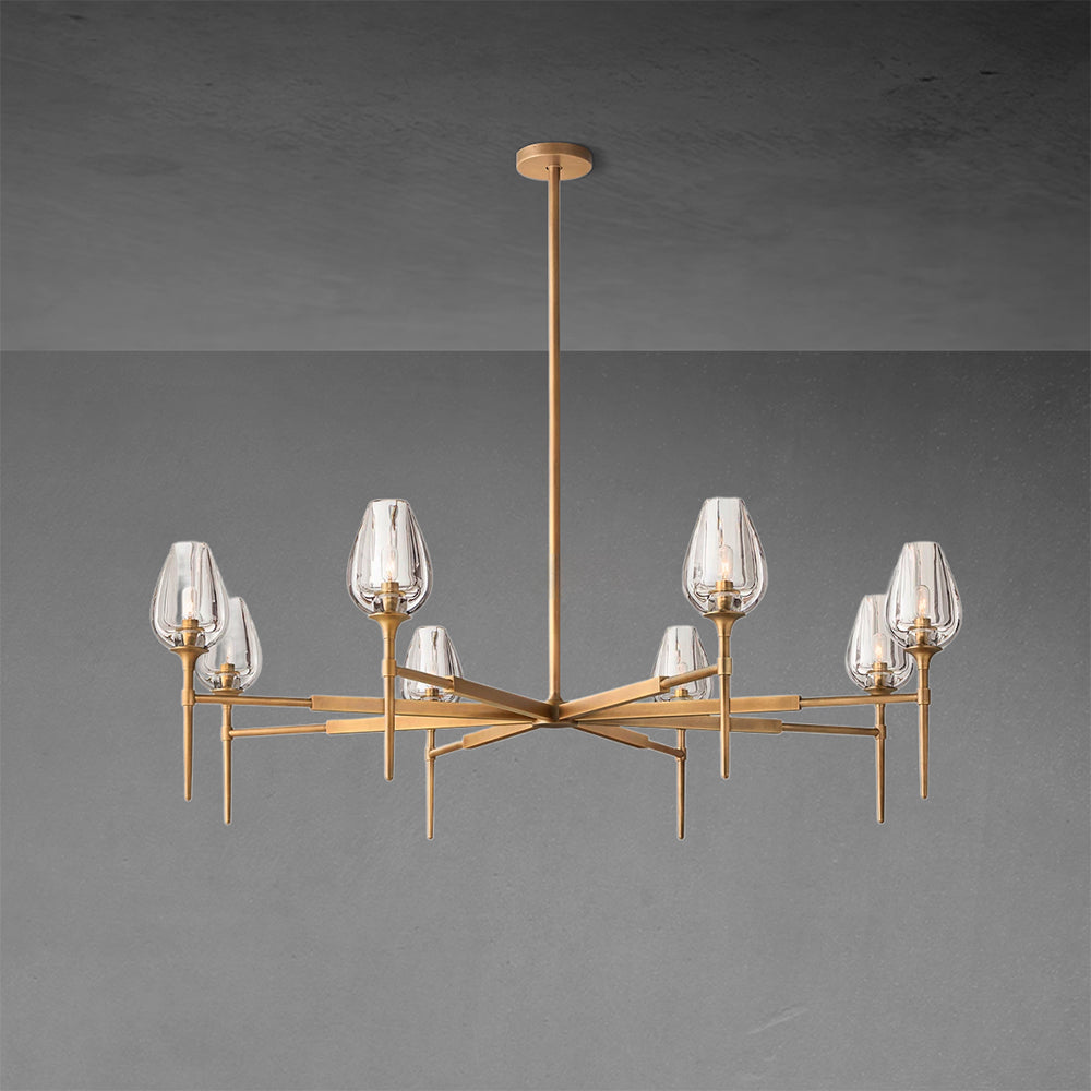 Tulpe Round Living Room Chandelier 54"
