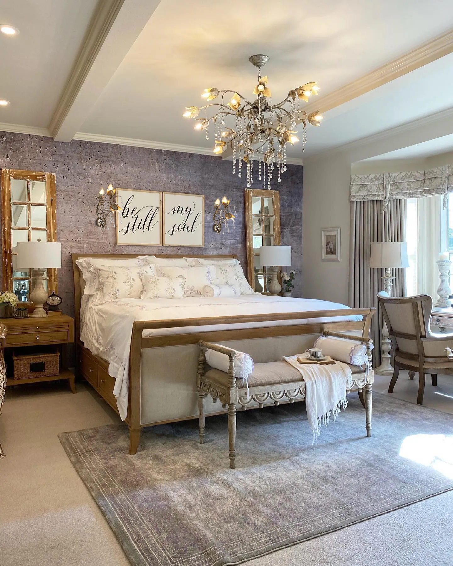 Viticcio Round Silver Chandelier