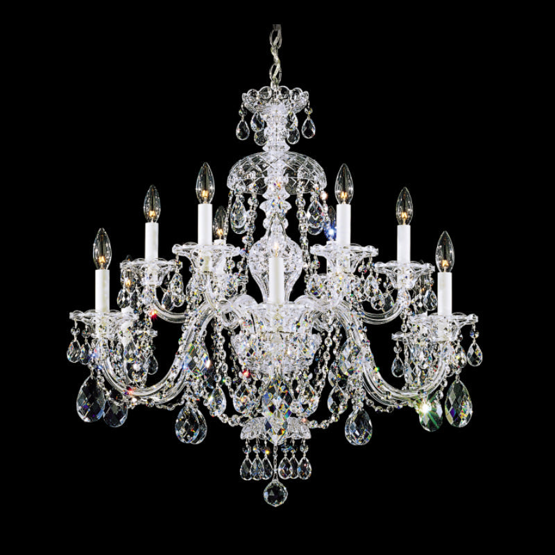 Merlinlamps 3601 Sterling 12-lt 29" Chandelier
