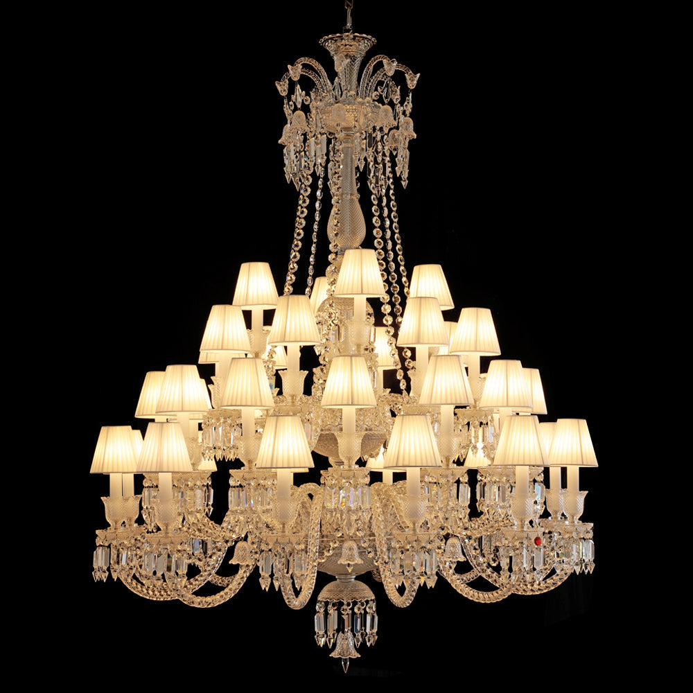 36 Lights Bacara Crystal Lighting with Lampshades