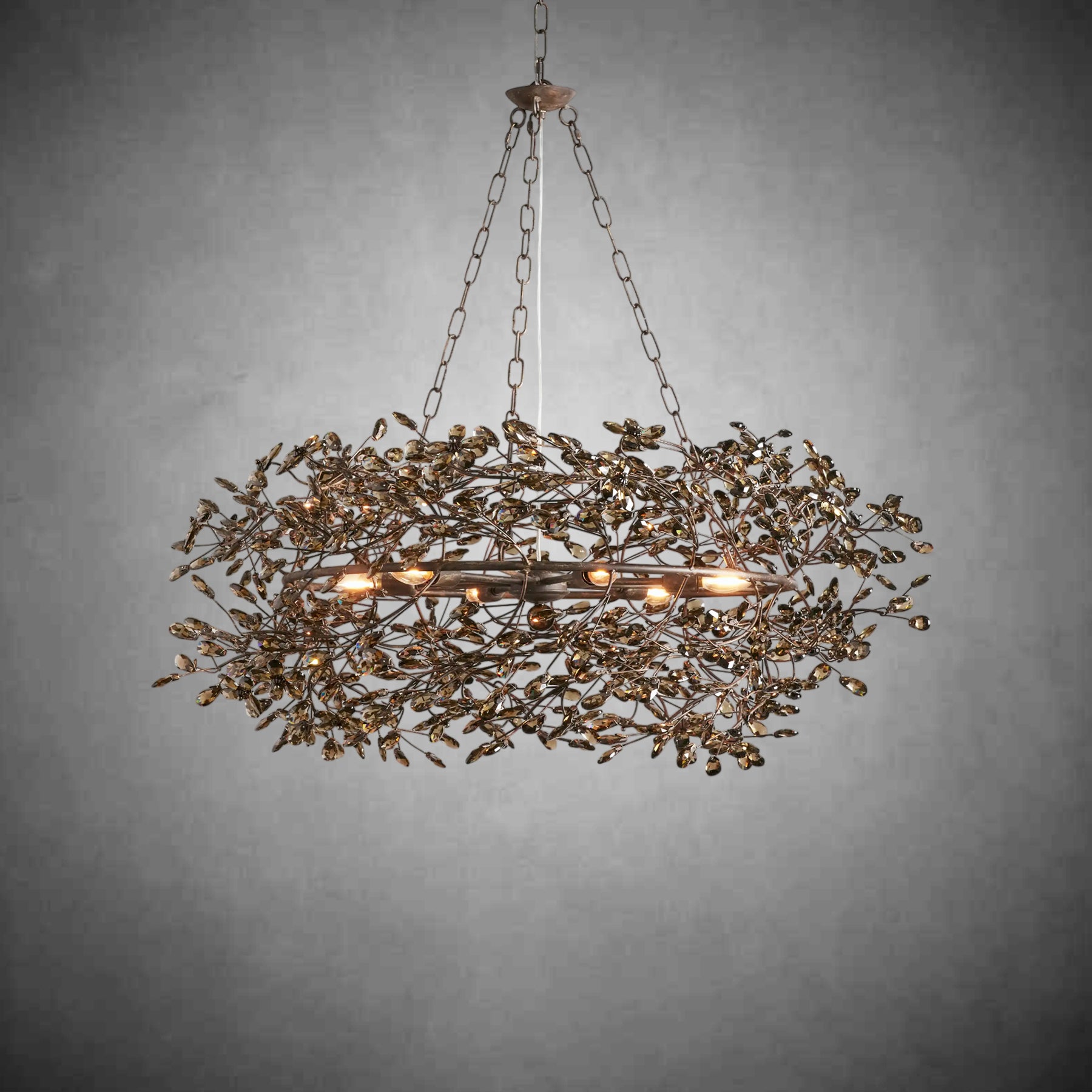 Fiore Crown Chandelier 39" 48" 60“