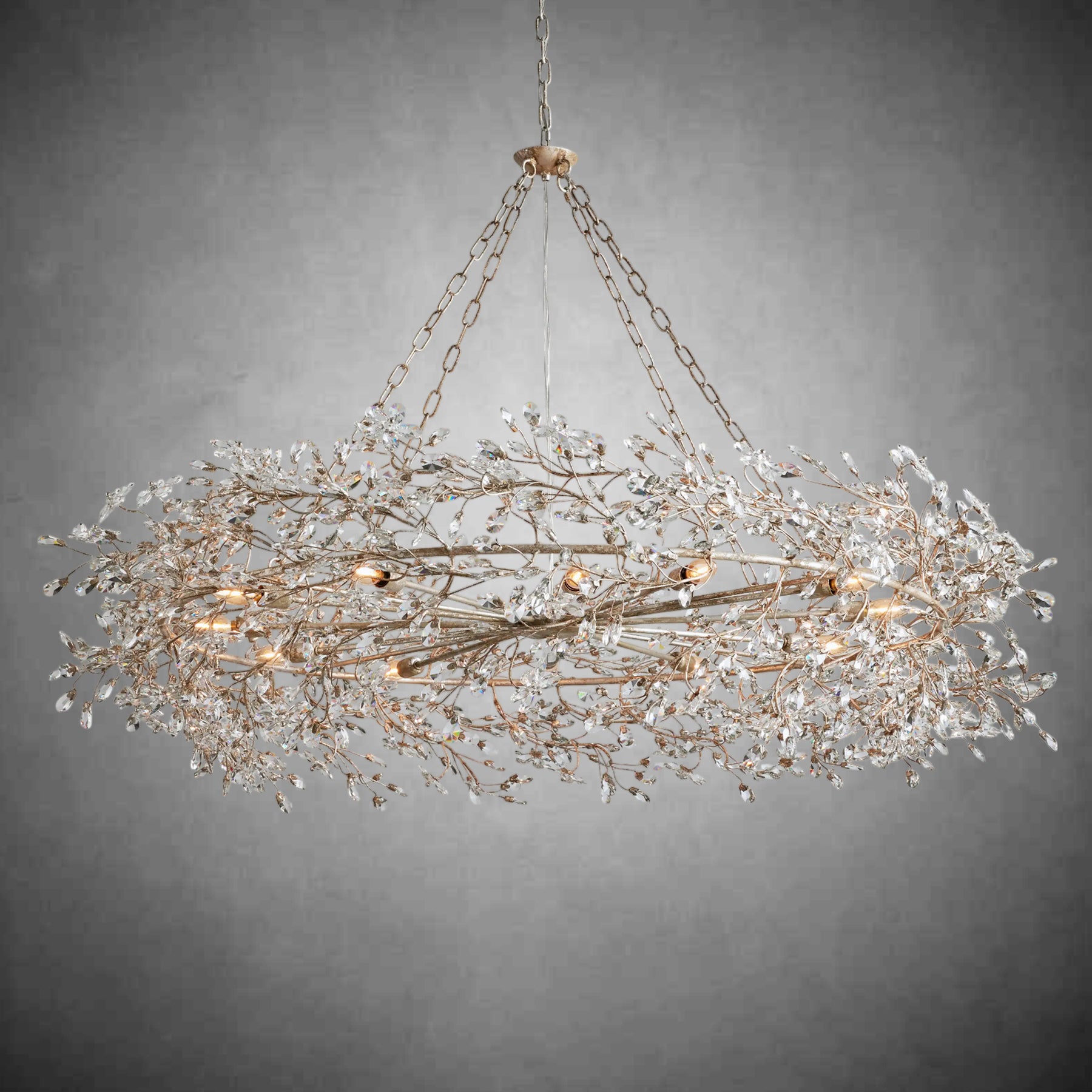 Fiore Crown Chandelier 39" 48" 60“