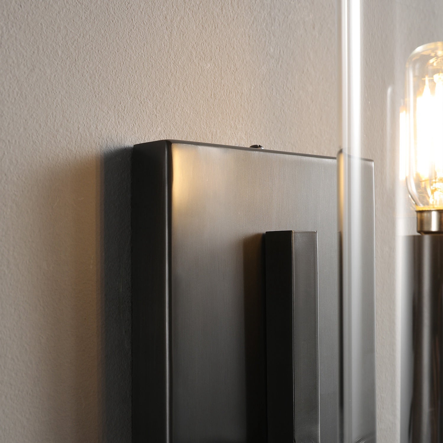 Nova Modern Glass Wall Sconce 12"H