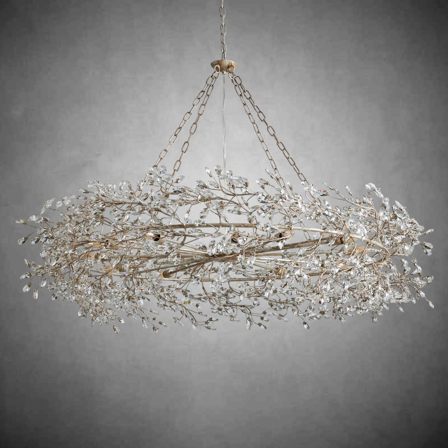 Fiore Crown Chandelier 39" 48" 60“