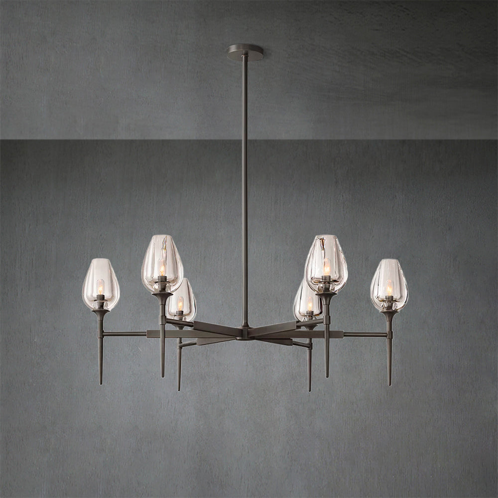 Tulpe Round Chandelier 42”