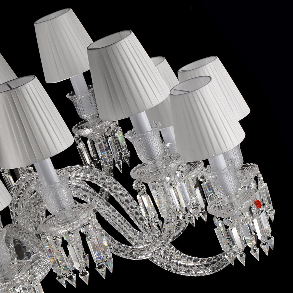 16 Lights Oval Bacara Lighting with Lampshades