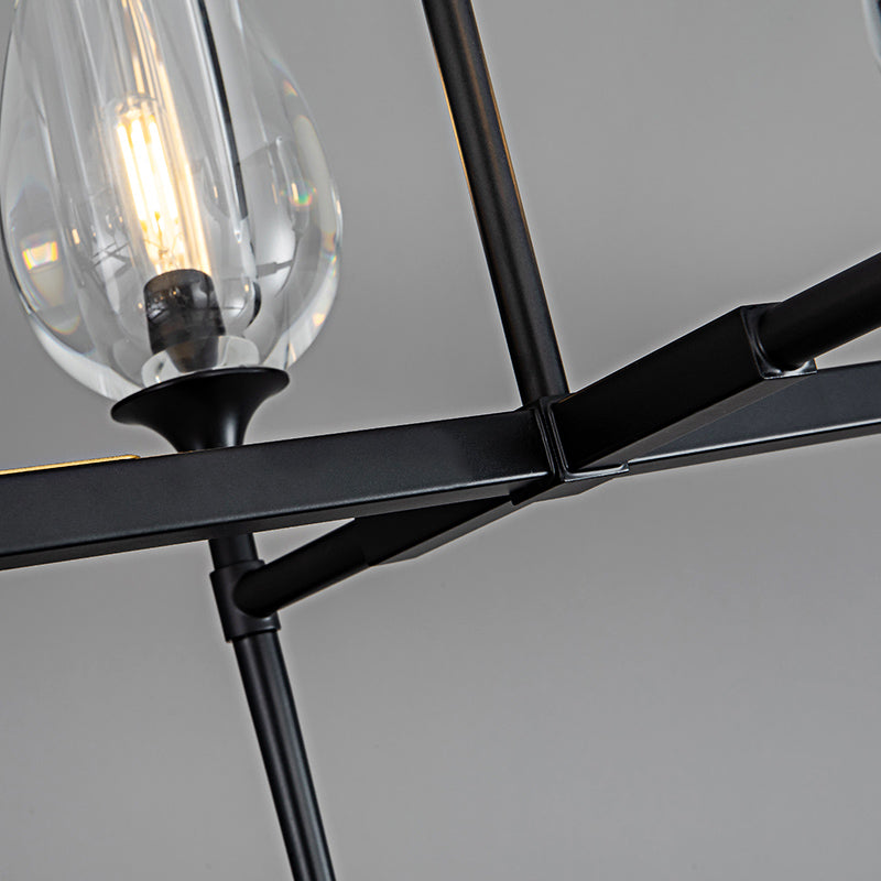 Tulpe Linear Chandelier 65", Dining Room Chandelier