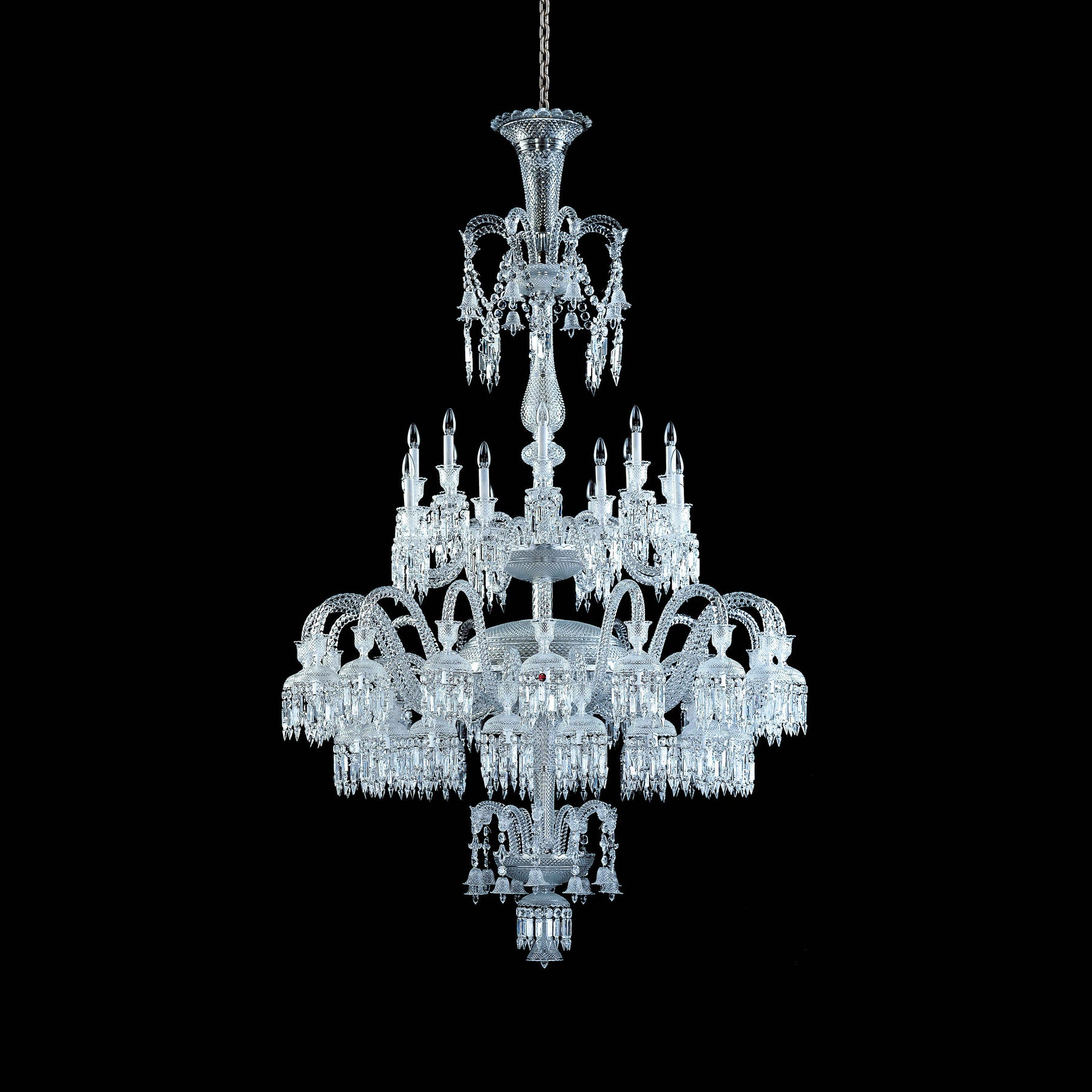 Luxury Royal Large Multi-layers Candle Crystal Chandelier For Living Room/Hall Decoration