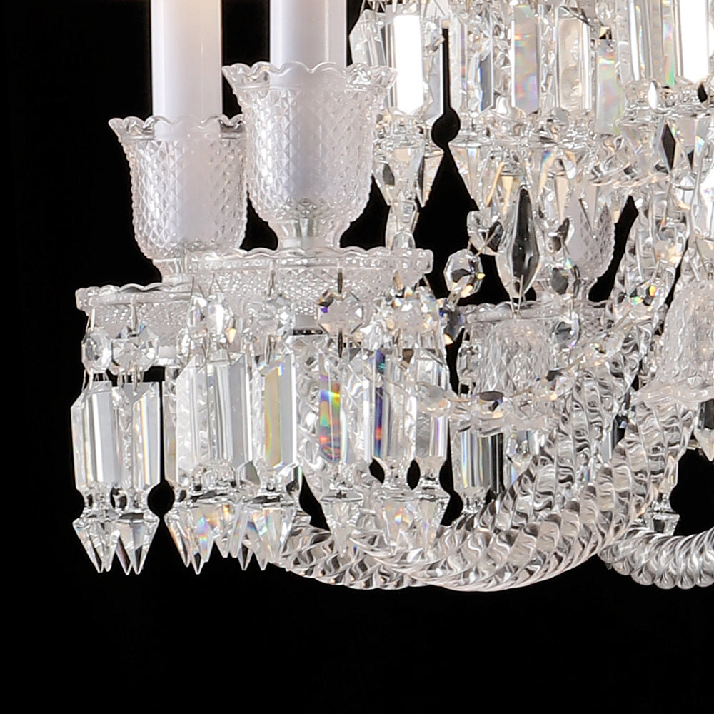 24 Light Bacara Lighting with Lampshades