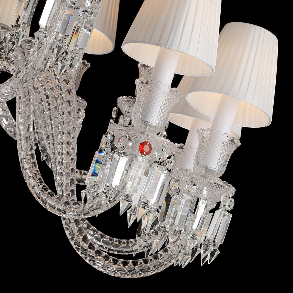 16 Lights Oval Bacara Lighting with Lampshades