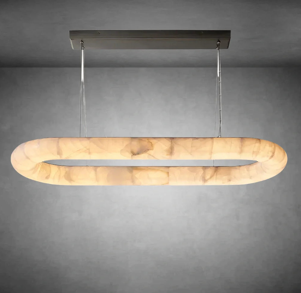 Maurice Lisse Oval Chandelier