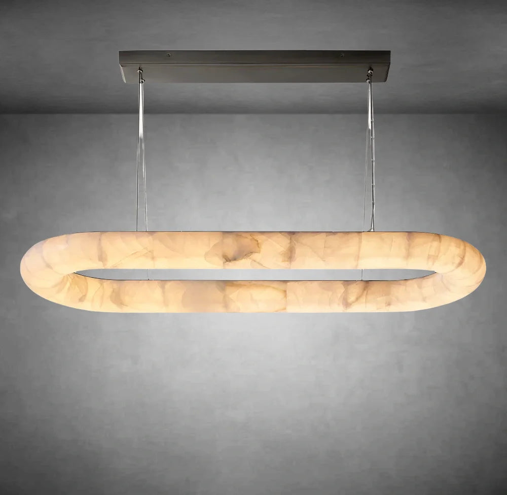 Maurice Lisse Oval Chandelier
