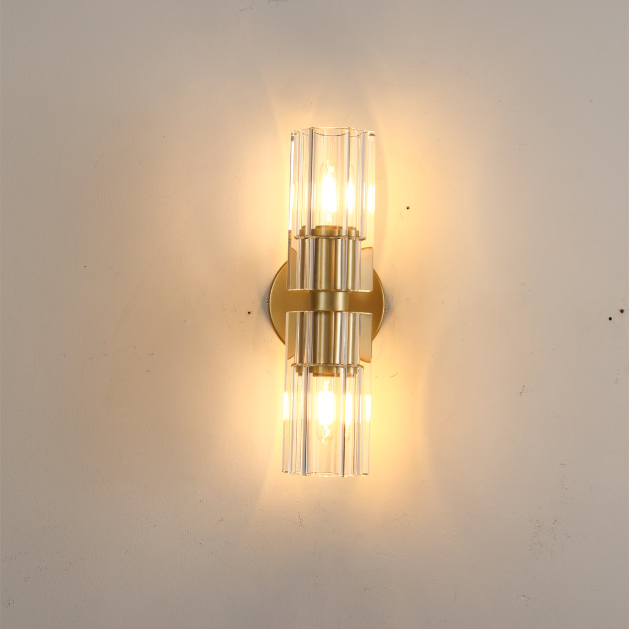 Reger Crystal Linear Wall Sconce 13"H