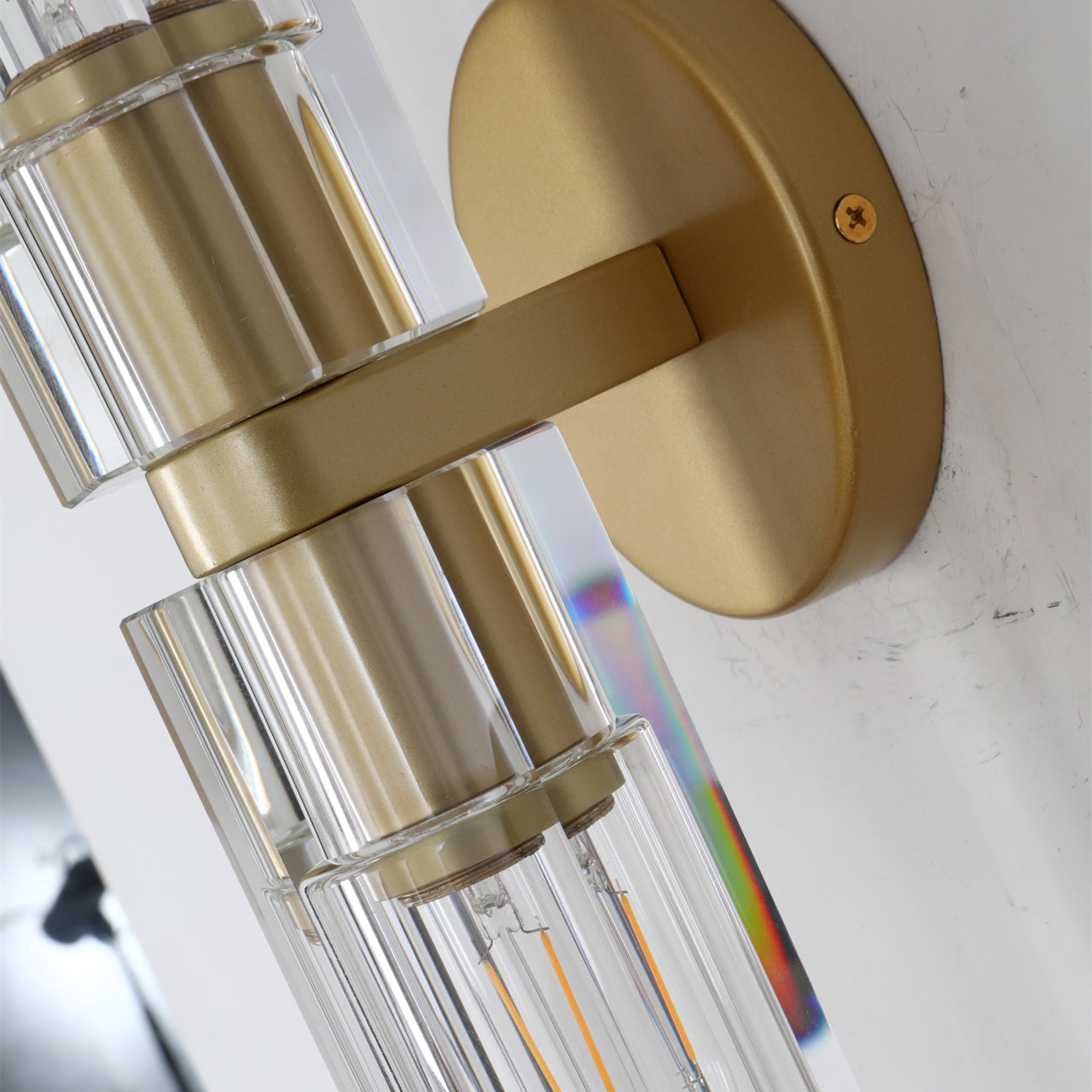 Reger Crystal Linear Wall Sconce 13"H