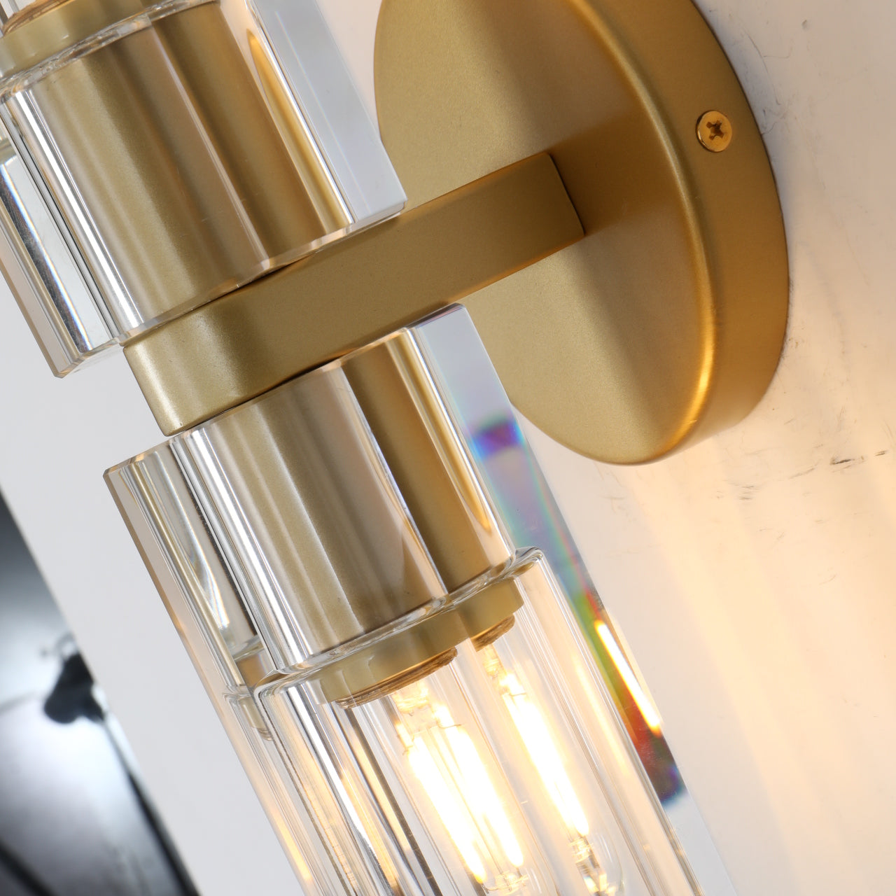 Reger Crystal Linear Wall Sconce 13"H