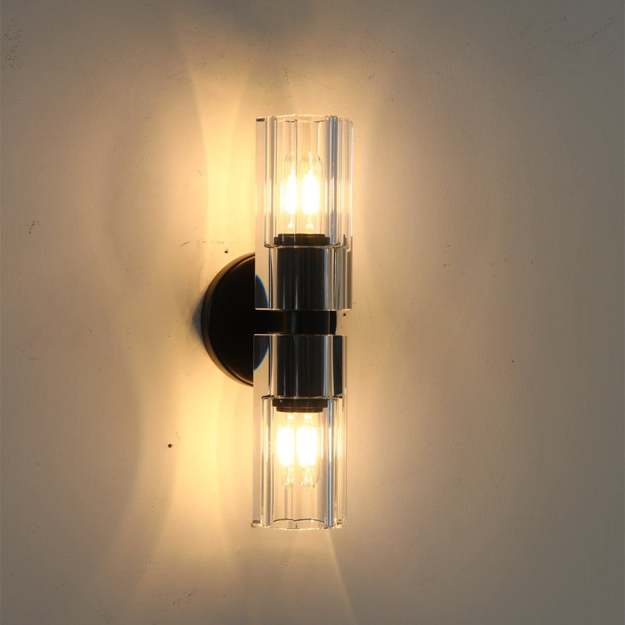 Reger Crystal Linear Wall Sconce 13"H
