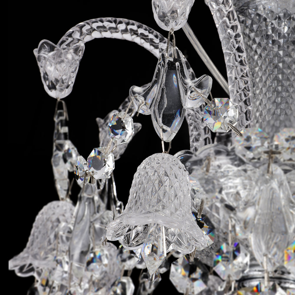 36 Lights Bacara Crystal Lighting with Lampshades