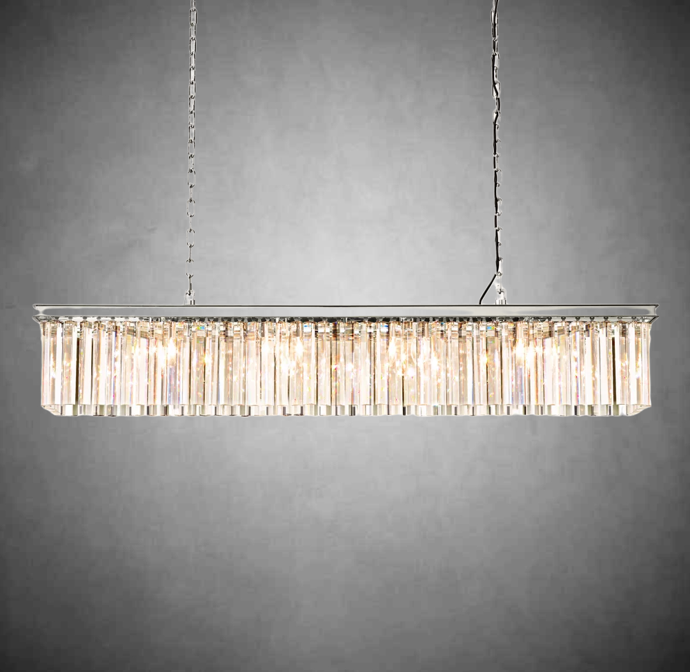 Rhys Rectangular Chandelier 49" 60"