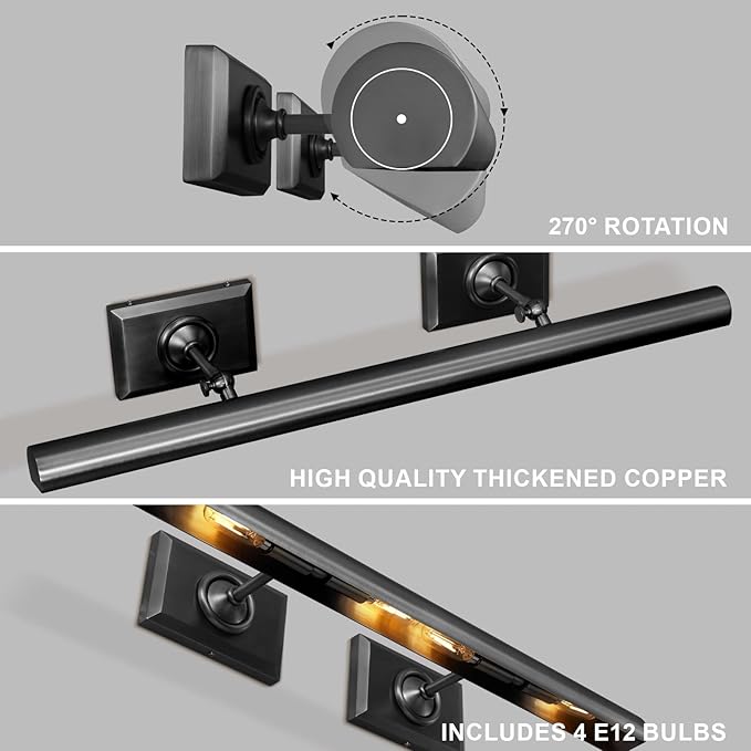Merlin Brass Picture Light